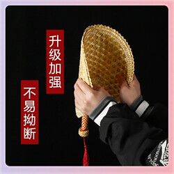 Summer Fans, Traditional Chinese-Style Round Fans, Ancient-Style Wheat Straw Banana Fans, Household Children's Handmade Fans Wholesale