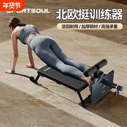 Nordic Multifunctional Abdominal and Back Trainer Roman Chair Goat Stretch Bench Prone Reverse Leg Lift