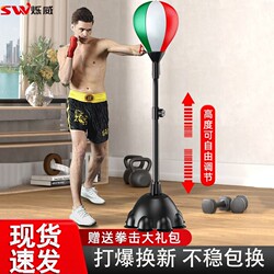 Boxing Speed Ball Reaction Ball for Adults and Children, Home-Use Standing Target, Wobble Training Equipment, Martial Arts Fitness Punching Bag