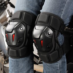 Electric Vehicle Knee Pads, Motorcycle Riding Protective Gear, Motorcycle Windproof Elbow Pads, Warm Leg Protectors, Knee Pads for Men and Women, All-Season Equipment