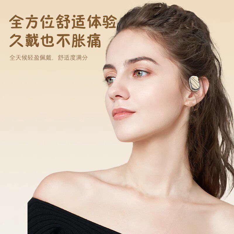 새로운 오픈 블루투스 헤드셋 2023 무선 공기 뼈 전도 귀 교수형 스포츠 소음 감소 HUAWEI APPLE에 적합-