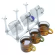 Acrylic cốc sáng tạo nhỏ giá để cốc cống giá đỡ cốc cà phê giá đựng cốc nước lưu trữ hộ gia đình đơn giản chân đế Phụ kiện bàn trà