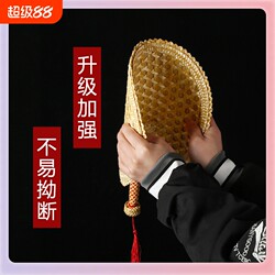 Summer Fans, Traditional Chinese-Style Round Fans, Ancient-Style Wheat Straw Banana Fans, Household Children's Handmade Fans Wholesale
