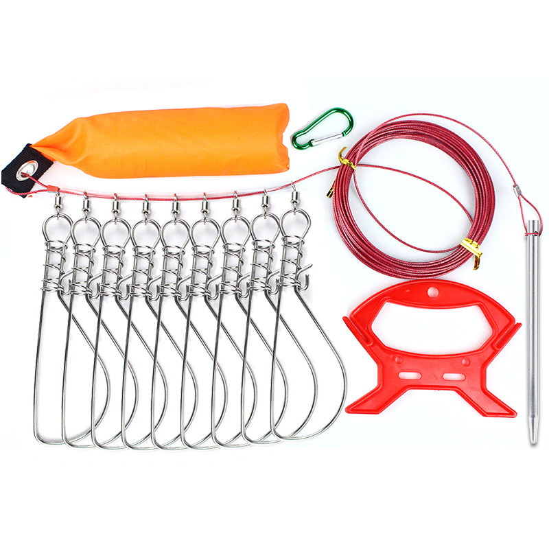 Live Fish Buckle Luya Fish Buckle Lock Fishing Device Hanging Buckle ...