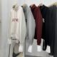 Sweatshirt long-sleeved spring new letter print loose lazy style versatile top for women B#11
