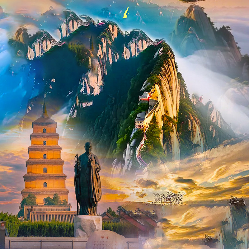 【16人小团】西安旅游4天3晚跟团游兵马俑华山大唐不夜城专车接送