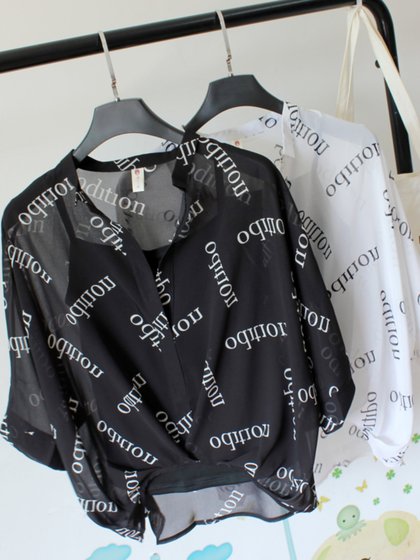 ເຄື່ອງນຸ່ງ chiffon Age-chiffon ສໍາລັບແບບຂອງແມ່ຍິງແບບໃຫມ່ຂອງແມ່ຍິງທີ່ເຮັດໃຫ້ແຂນເສື້ອຜ້າທີ່ບໍ່ສະຫມໍ່າສະເຫມີ