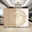 Ba chiều phong cách Trung Quốc cổ kính vách ngăn văn phòng quán trà phòng khách phòng ngủ chặn có thể tháo rời gấp màn hình gập hai mặt