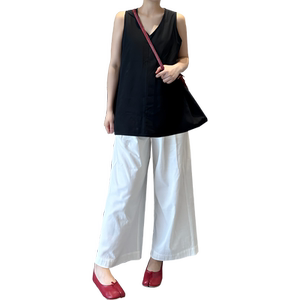 
Maternity pants in summer wear thin cotton and linen wide-leg pants without belly support pants small spring and summer maternity suit