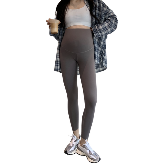 Maternity shark pants leggings autumn and winter wear yoga pants maternity trousers winter plus velvet thickened maternity clothes winter clothing
