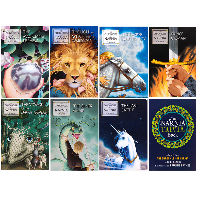 美本‼️「ナルニア国物語」英語版、７巻揃い、Harper Collins版 Amazon.co.jp: 英語版 ナルニア国ものがたり (7冊セット) (英語