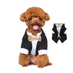 Dog Tuxedo, Puppy Clothes, Wedding Dress, Pet Suit, Teddy Small Dog Pet Clothing, New Clothing