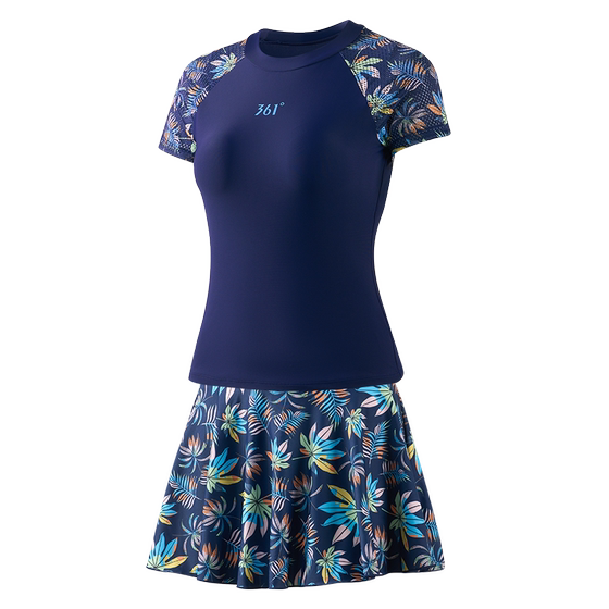 
361 swimsuit women's split skirt conservative slimming cover 2025 new hot style fat mm plus size women's swimsuit