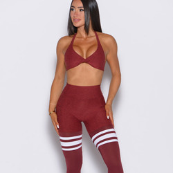 Bs Alternative Thigh-High Pants Fitness Halter Top Sports Shorts (Set) Original Label