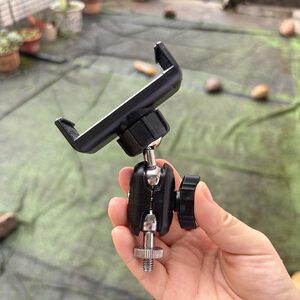 
Upgraded universal mobile phone clips 1/4 universal 6mm ball head 17mm magic monster hand mobile phone live broadcast bracket accessories