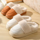 Cotton slippers for women, winter indoor home, non-slip couples, plush thickened slippers, home men's autumn and winter models