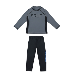INS Children's Swimsuit Boys Separation Long -sleeved Long Pants Swimsuit Swimsuit Speed Foreign Style Small Children's Holiday Swimsuit