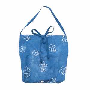 
Xu me dazzling white tie-dyed handmade plant-dyed large-capacity dazzling star flower shoulder bag