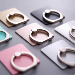 
Metal ring bracket mobile phone tablet universal sticking ring buckle lazy desktop bracket anti-fall ring bracket