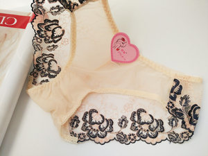 Yigege Japanese sexy trendy single product lace panties low waist buds, gauze cotton crotch triangle trousers 00277
