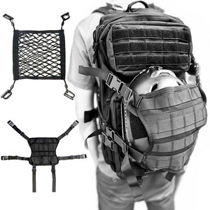 
Deyiying Tactical backpack vest mesh cover Outdoor mask helmet net bag sports basketball net bag accessories