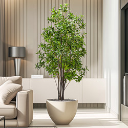 Artificial Plant Hanging Bell-Shaped Horse-Drooping Tree Fake Tree Indoor Entrance Display Window Bionic Green Plant Fake Flower Tree Floor-Standing Ornament Landscaping