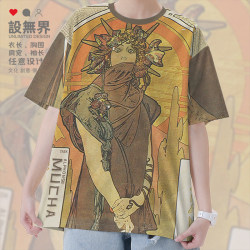 Mucha's Famous Painting Alexander Byzantine Aristocrat Quick-Dry T-Shirt for Men and Women, Artistic Trendy Clothing Design, Unbounded