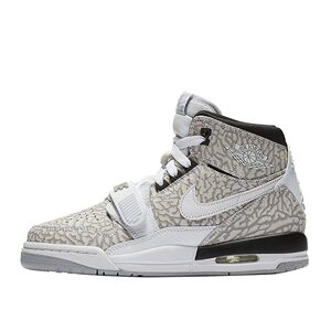 
Jordan children's basketball shoes leather white