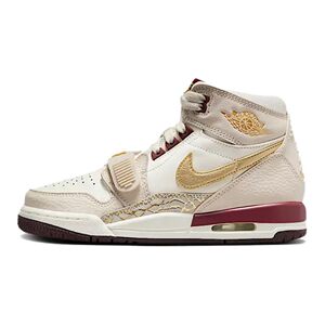 
Jordan retro basketball shoes, flat heel, suitable for all seasons, round toe, high top, non-slip and wear-resistant, beige leather