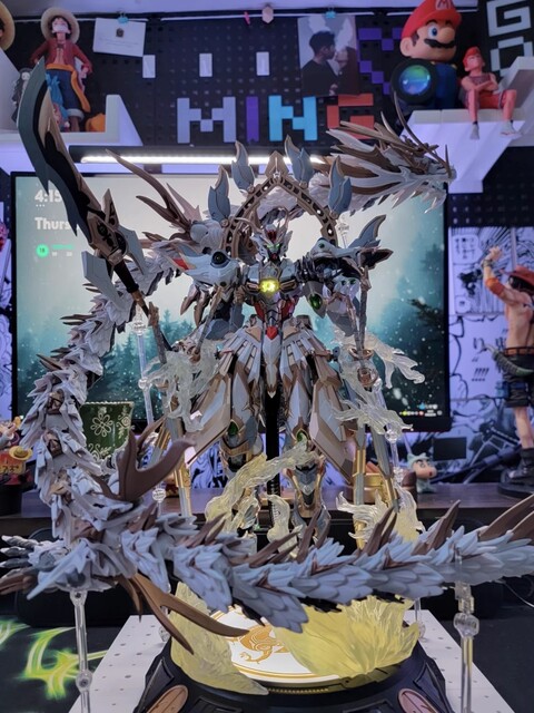 Aobing Box Gundam mecha motor core MG assembly model blind box Aobing Lubu Cao Ren ...