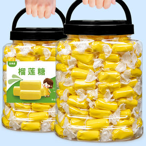 Large cans 500g durian toffee authentic Thai flavors, jet candy solutions, fruits, sugar casual snacks