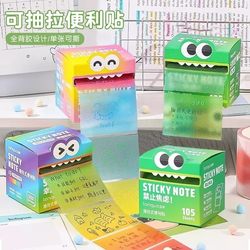 Pull-Out Dopamine Sticky Notes, Quick-Drying, Non-Staining, Tear-Off Without Leaving Marks, Sticky, Transparent Sticky Notes for Students