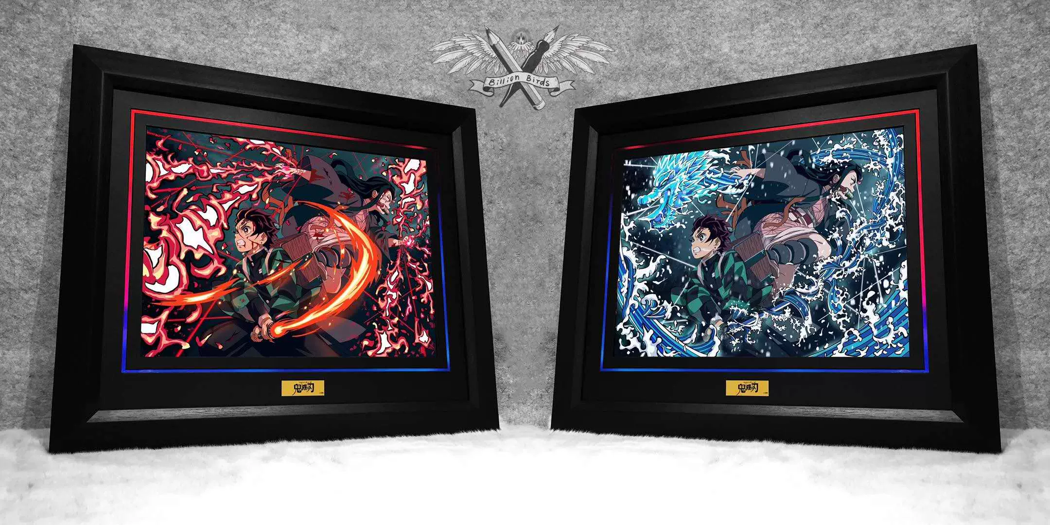 加藤模玩屋鬼灭之刃《兄妹の絆》新一代3D立体画限量包邮现货-Taobao