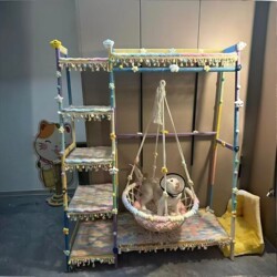 DIY Cat Climbing Frame Pure Rack New Model Storage Rack Floor-Standing Cat Stand Pet Toy for Home Use Does Not Take up Space