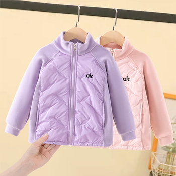 Girls' autumn and winter fleece jacket inner wear artifact