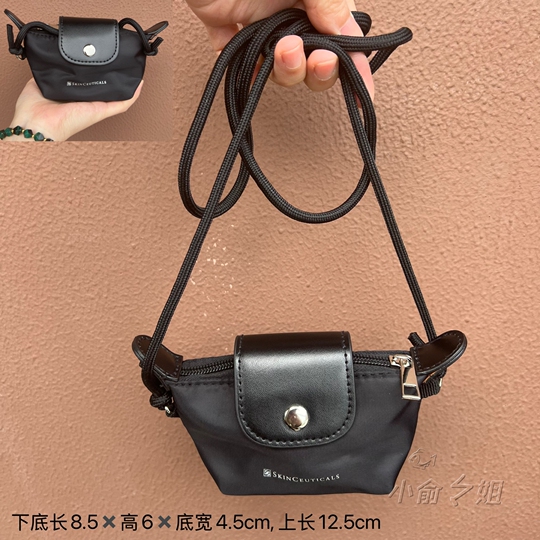 Estee Lauder Denim Clutch Tas Kosmetik Kanvas Warna Solid