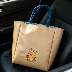 New Cute Dupont Paper Waterproof Tote Bag, Miscellaneous Items Bag for Going Out, Lunch Box Bag for Commuting to Work