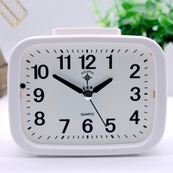 Polaris Alarm Clock with Large Font, Silent Bedside Clock, Large Font Clock for the Elderly, Alarm Clock with Night Light, Snooze Function, Bedroom Desk Clock