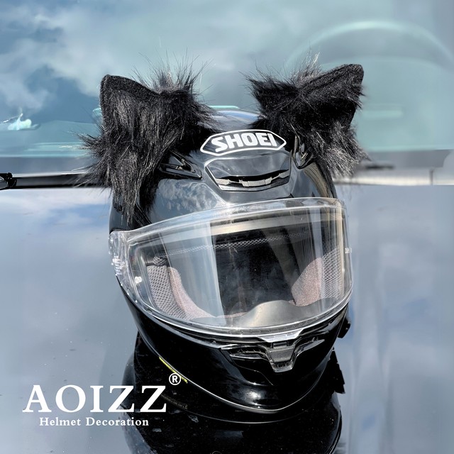 AOIZZ helmet decoration motorcycle ski helmet decoration ear personalized creative takeaway helmet decoration for men