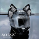 AOIZZ Croxin Metal Cat Ear Disassembly Accessories Helmet Decoration Handmade Ear Ski Accessories Locomotive