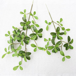 Artificial Spring Flower Branches, Fake Leaves, Artificial Green Plants, Dead Trees, Large Trees, Soft Decoration, Fake Leaves, Red Autumn Green Decorative Leaves