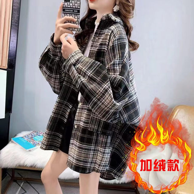 Glossy Cotton-padded Jacket Women's Winter New Style Korean Loose Mid-length Large Fur Collar Thick Padded Jacket Cotton Jacket