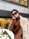 LICKYSENIOR Thousand Gold Toca Tuscan women's winter warm and high-end fur imported from Spain