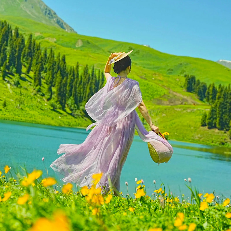 橙怡旅行新疆阿勒泰旅游2天1晚赛里木湖跟团游纯玩二日游