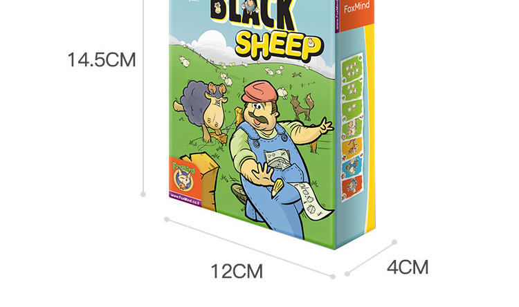 Foxmind Black Sheep Eviction Order - Math Board Game for Kids