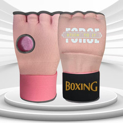 Boxing Muay Thai Gel Gloves Half-Finger Gloves Lazy Hand Wraps Sanda Fighting Fist Shield Suitable for Both Men and Women
