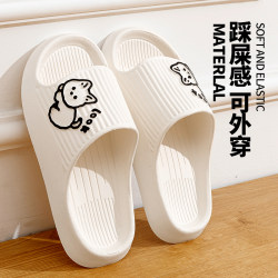 Women's Summer Slippers for Outdoor and Indoor Use, Couple's Home Bathroom Non-Slip Eva Slippers with a Soft Feel, Men's Sandals