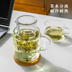 Tea Cup, Personal Tea-Water Separation Cup, Office Tea Set, Water Cup for Men, 2025 New Model, Glass Tea Brewing Cup