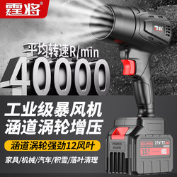 Portable Leaf Removal, Powerful Dust Removal and Snow Removal, Universal Lithium Battery Blower, Hurricane Turbine Fan, Industrial-Grade Storm Blower