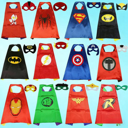 Children's Day Performance Costumes Spider Cape Iron Boy Spiderman Superman Cape Toy Set Mask